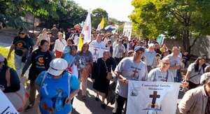 Peregrinación jubilar en Pilar - Nacionales - ABC Color