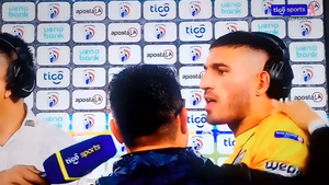 Insólito momento para Olveira
