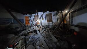 Colegio privado de Lambaré se derrumba este domingo, hecho que pudo terminar en tragedia