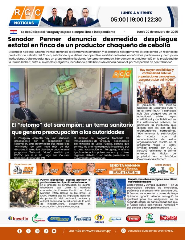 Tapa 20 de octubre
