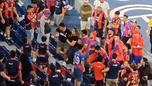 Hinchas de Cerro “pillaron” a un olimpista infiltrado
