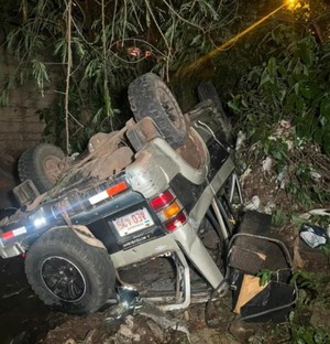 Conductor ebrio cayó desde un puente en Itauguá | Unicanal