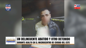 Un delincuente abatido y otro detenido en Ciudad del Este