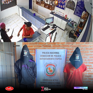 INTENTO DE ASALTO TERMINA EN ROBO DE HELADOS EN CAMBYRETA - «TVS DIGITAL»