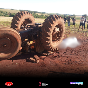 AGRICULTOR PERDIÓ LA VIDA TRAS EL VUELCO DE SU TRACTOR EN EDELIRA - «TVS DIGITAL»
