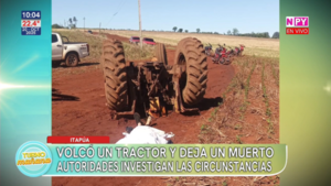 Trágico accidente en Edelira deja un agricultor fallecido