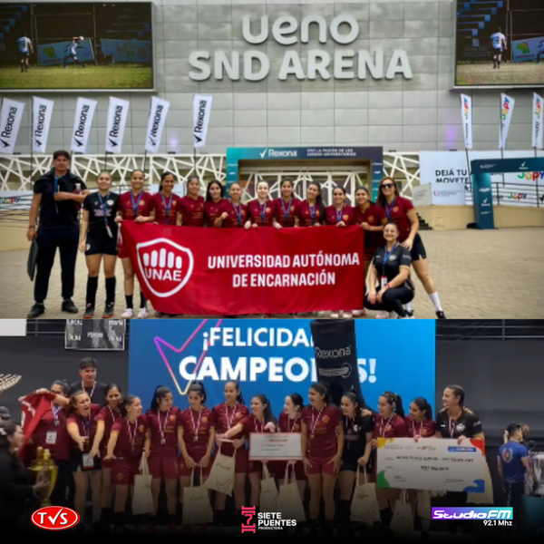 UNAE SE CONSAGRA CAMPEÓN NACIONAL DE FUTSAL FEMENINO EN LOS JUPY2025 - «TVS DIGITAL»