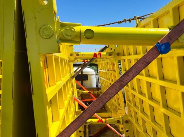 Llegan estructuras metálicas para garantizar seguridad de obras en la Defensa Costera de Pilar