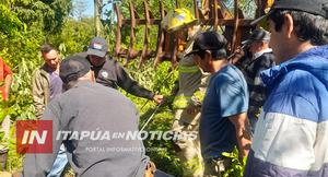 RESCATARON A UN HOMBRE DE 63 AÑOS QUE SE CAYÓ A UN POZO EN YATYTAY
