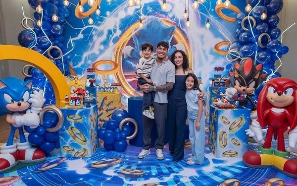 (GALERÍA) ¡Así le festejó su cumple a su hijo el capí Gustavo Gómez!