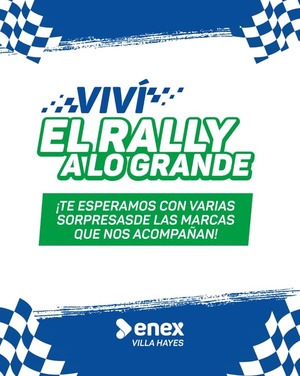 Popular / Enex Villa Hayes, te invita a vivir el rally a lo grande