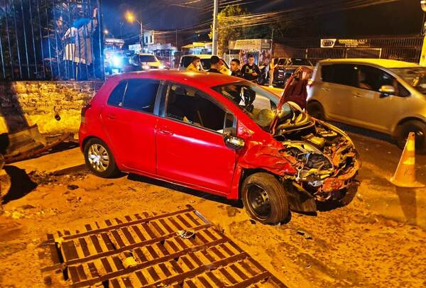 Músico ebrio causó un accidente en Areguá •