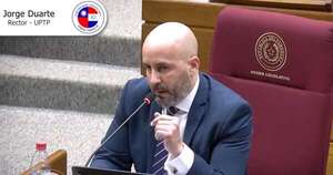 La Nación / El rector de la UPTP defendió el anteproyecto de presupuesto para 2026