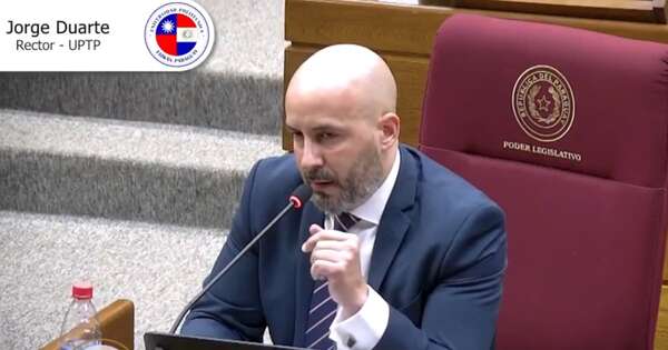 La Nación / El rector de la UPTP defendió el anteproyecto de presupuesto para 2026