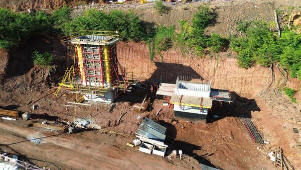 Construcción del puente sobre el río Monday avanza en un 23%