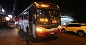 La Nación / Transporte nocturno: adjudican la línea Búho B4 entre Asunción y Luque