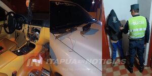 ATRAPARON A SUJETO QUE INTENTABA HURTAR LA RADIO DE UN VEHÍCULO 