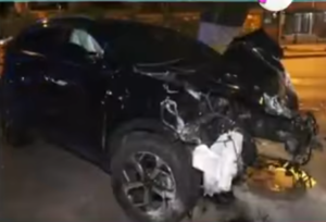 Conductor cae del viaducto en Asunción y se niega al alcotest