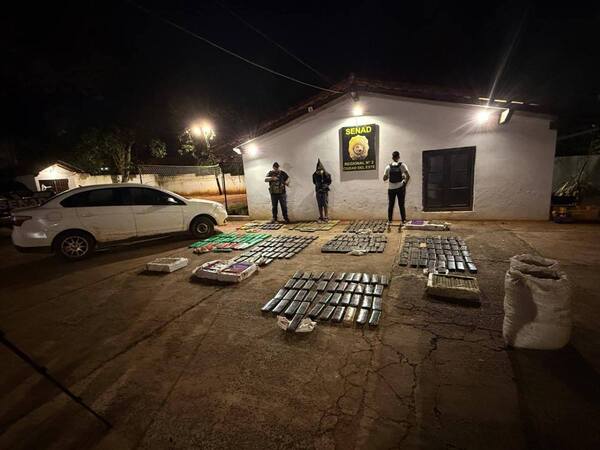 Golpe al narcotráfico: 387 kilos de marihuana ocultos en un auto común