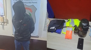 CDE: brasileño fue sorprendido robando en tracto camión - ADN Digital