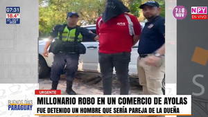 Millonario robo: Pareja de la dueña del local quedó detenido e imputado