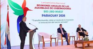Diario HOY | Anuncian a Paraguay como sede de las Asambleas Anuales del BID