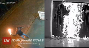 ARROJARON BOMBA MOLOTOV POR SEGUNDA VEZ EN PELUQUERÍA DE SAN JUAN DEL PNÁ.