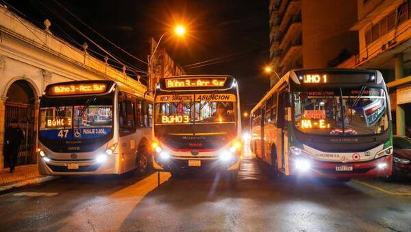 Adjudican nueva línea Búho que une Asunción y Luque