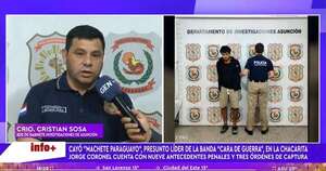 Diario HOY | Atrapan al “Machete paraguayo”, líder de banda criminal de la Chacarita