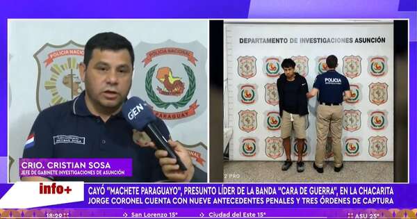 Diario HOY | Atrapan al “Machete paraguayo”, líder de banda criminal de la Chacarita
