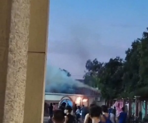 Incendio en el Club Sajonia moviliza a los bomberos y causa alarma en Asunción