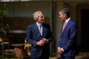 Peña recibió al exprimer ministro Tony Blair
