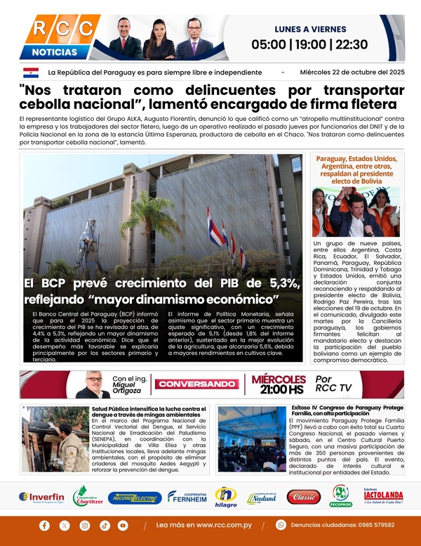 Tapa 22 de Octubre