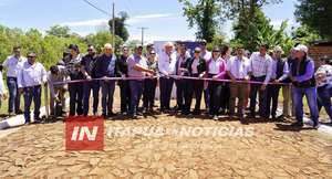 INAUGURAN IMPORTANTE OBRA VIAL EN EL DISTRITO DE TOMÁS ROMERO PEREIRA