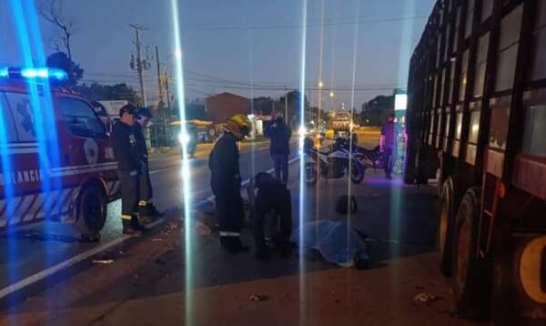 Accidente de tránsito con derivación fatal en Limpio - Policiales - ABC Color