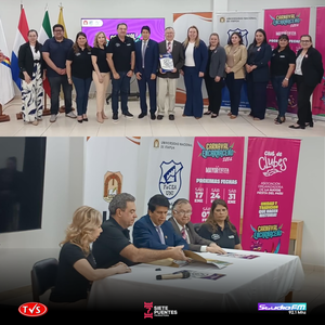 FIRMA DE CONVENIO ENTRE LA UNIVERSIDAD NACIONAL DE ITAPÚA Y LA ASOCIACIÓN CLUB DE CLUBES - «TVS DIGITAL»