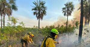 Diario HOY | Brigadistas del Ejército se suman para controlar el incendio forestal en Bahía Negra