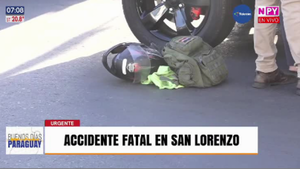 Guardia de seguridad muere arrollado por transganado en San Lorenzo