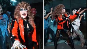 Popular / (VIDEO) No es inteligencia artificial: La Tigresa del Oriente recibe Halloween con su versión de Thriller