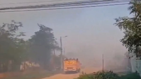 Reportan un incendio de grandes proporciones en zona del Aeropuerto Silvio Pettirossi