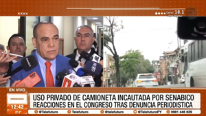 Reacciones en el Congreso por uso privado de camioneta incautada