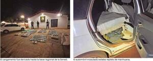 Detienen a traficante en Alto Paraná con casi 400 Kg de marihuana