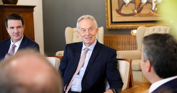 Peña se reunió con Tony Blair, pero Lezcano no aclaró si hablaron de la reconstrucción de Gaza