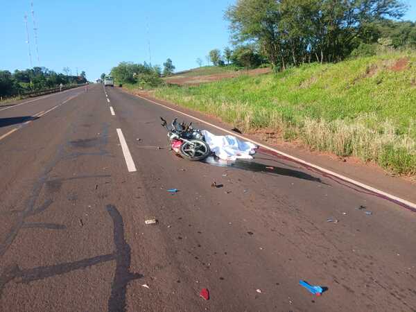 FALLECE MOTOCICLISTA TRAS CHOQUE FRONTAL CON UN CAMIÓN EN NARANJITO