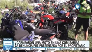 Joven denuncia que "carnearon" su moto en la Comisaria
