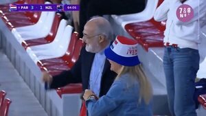 El cardenal Cristóbal López vibra con los goles de Claudia Martínez