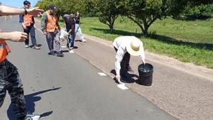 Ciudadanos de Ayolas toman acción ante la falta de señalización en la ruta PY01