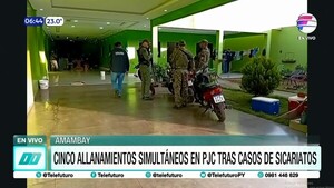 Allanamientos simultáneos tras sicariatos en Pedro Juan Caballero