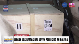 “En caja de encomienda”: Así llegaron los restos de paraguayo fallecido en Bolivia