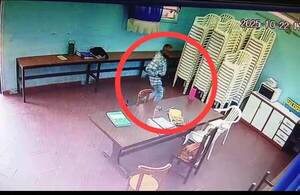 Ratero se paseó en escuela y robó a una docente •